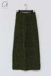 SWAYING/KNIT Mohair Gradient Straight Pants SW212XZ38 Green